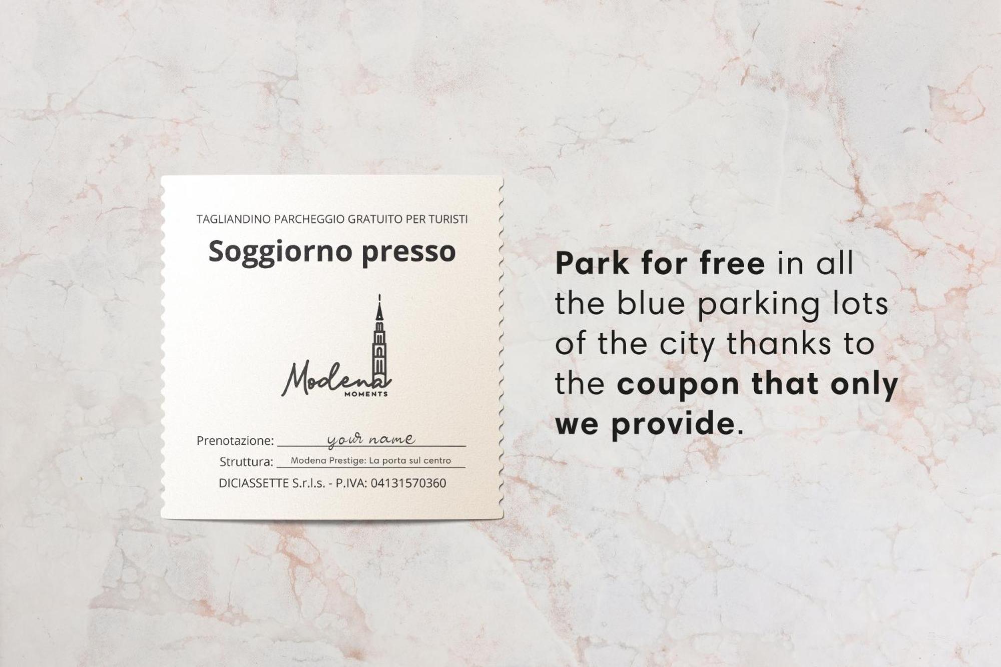 Free Parking - Prestige, La Porta Sul Centro Módena
